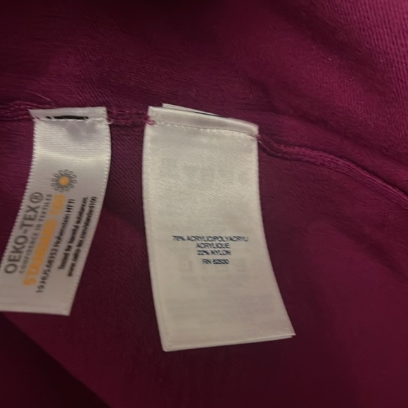 Lands end cardigan size m color burnt Burgundy looks new!!! - Picture 5 of 6